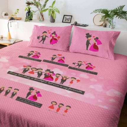 Romantic Riding It Together Bedsheet - Image 34