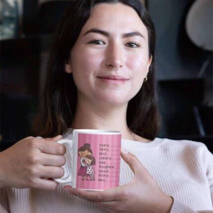 Loving Funny Kind Mom from Daughter Coffee Mug - Image 2