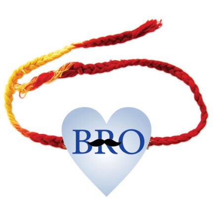 Engraved Moustaches Bro Rakhi - Image 5