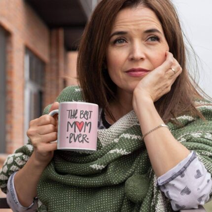 Mothers Day Gifts for The Best Mom Ever Gift Mug,Coaster - Image 3