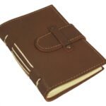 Engraved Handmade Leather Pocket Journal