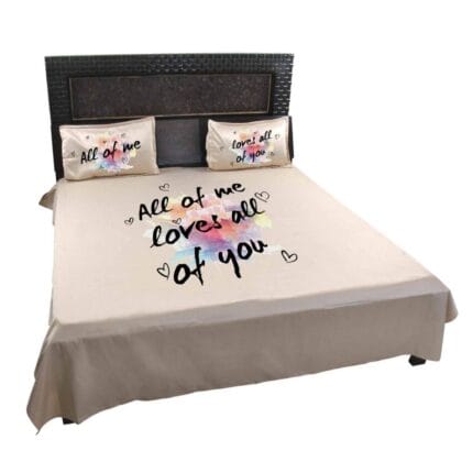 All Of Me Loves all of You Romantic Couple Bedding Set - Image 19