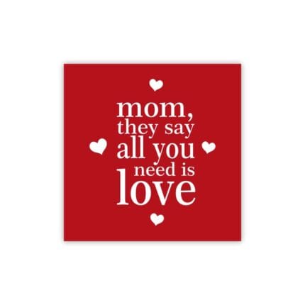 Personalized All You Need Is Love Mom Mug - Image 3