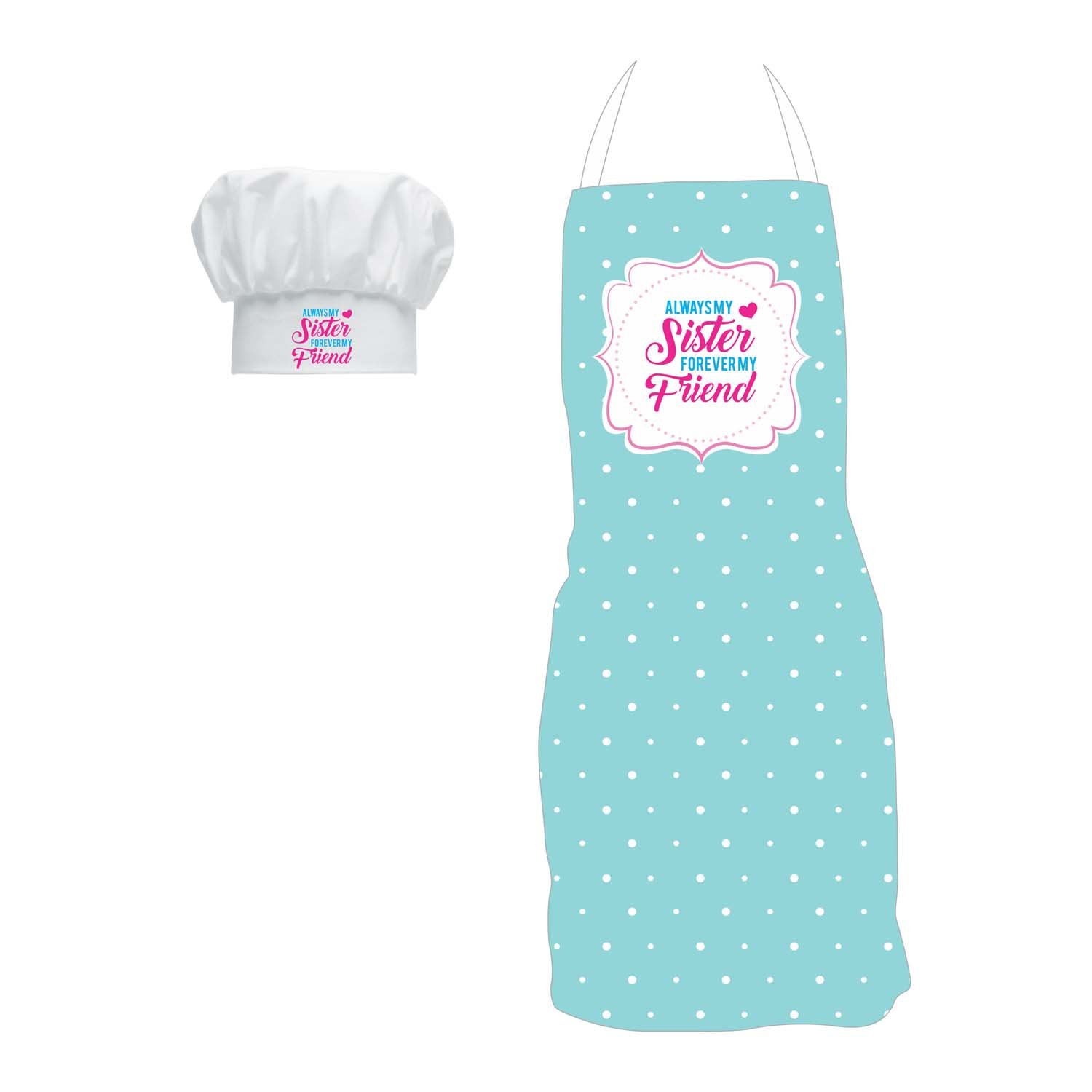 Always My Sister Forever My Friend Apron