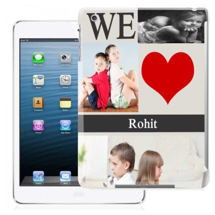 Personalized Always together 3 Photo Collage Tablet Case - Image 2