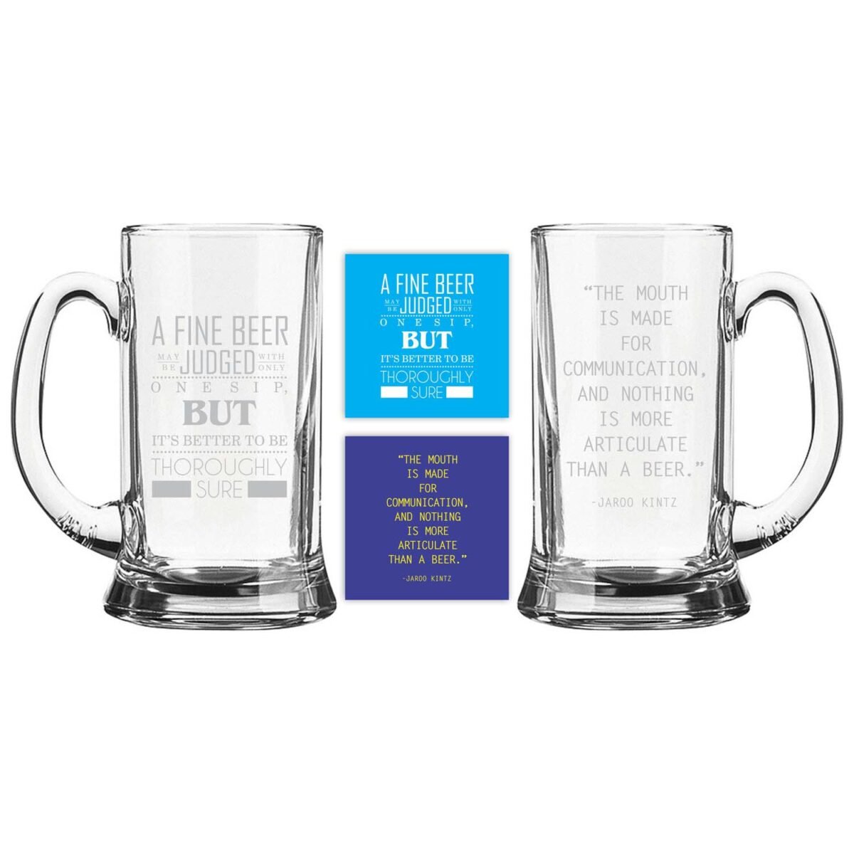 Engraved Articulate Beer Mug