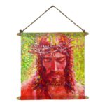 Artistic Lord Jesus Canvas Scroll