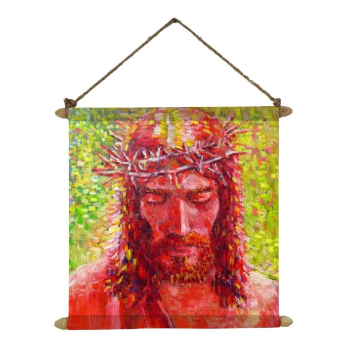 Artistic Lord Jesus Canvas Scroll