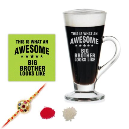 Awesome Big Brother Engraved Tea Mug