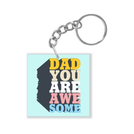 Awesome Dad Keychain
