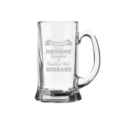 Personalized Engraved Beer Mug Gift for Husband - Image 4