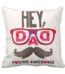 Moustache Awesome Dad Cushion Cover