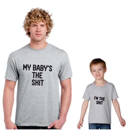 Worlds Best Dad and Kid Family T-Shirt - Image 12