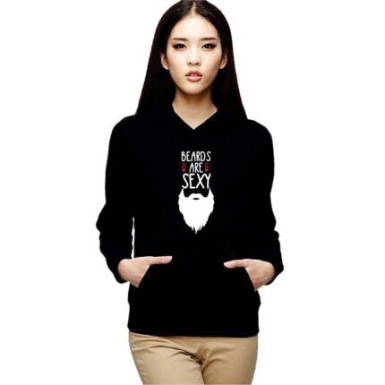 Beards Are Sexy Printed Women Sweatshirt