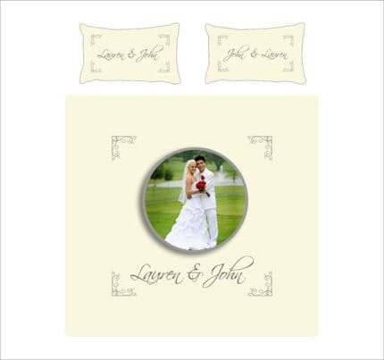 Personalized Romantic Photo Bedsheet - Image 9