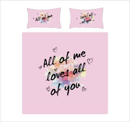 All Of Me Loves all of You Romantic Couple Bedding Set - Image 21