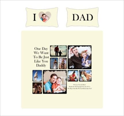 Personalized Photo Bedsheet for Loving Dad - Image 10