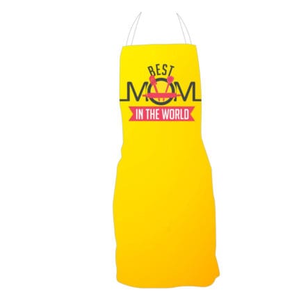 Best Chef Mom in The World Apron - Image 3