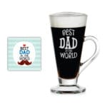 Best Dad in the World Engraved Tea Mug