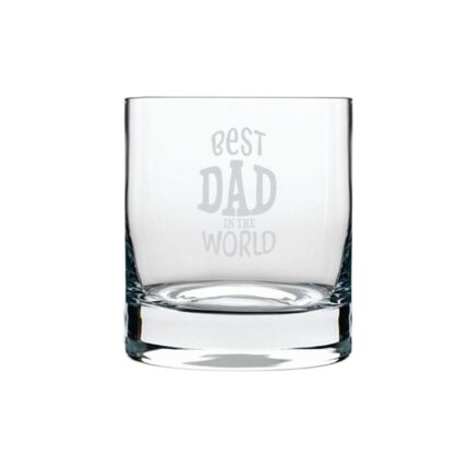 Moustache Awesome Dad Whiskey Glass - Image 82