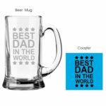 Best Dad in the World Beer Mug