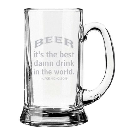 Best Drink In The World Engraved Beer Mug - Image 2
