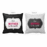 Best Mother In The World Double Side Printed Cushion Cover