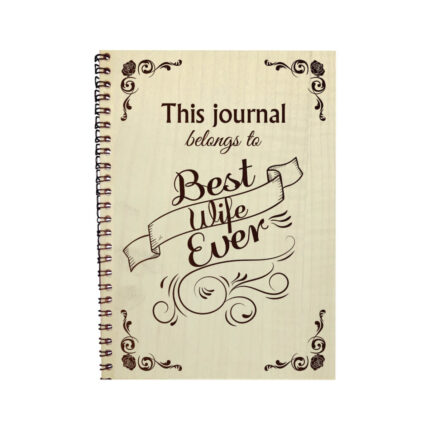 Engraved Best Wife Ever Diary