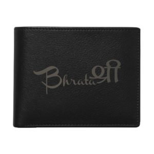 Bhratashree Men's Leather Wallet for Brother