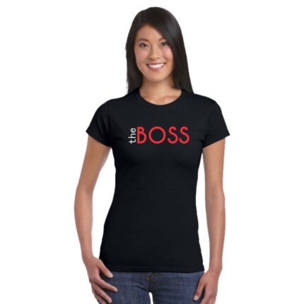 Boss - Real Boss Mom and Kids Family T-shirt - Image 6