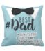 Bowtie Best Dad Cushion Cover