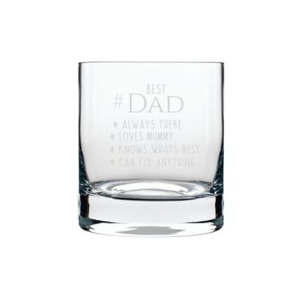 Moustache Awesome Dad Whiskey Glass - Image 70