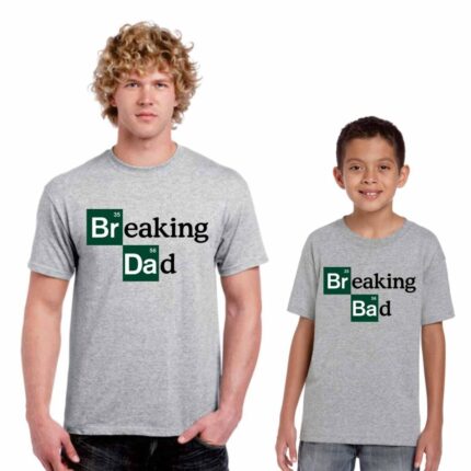 Breaking Dad and Breaking Bad Father and Son T-shirts - Image 2