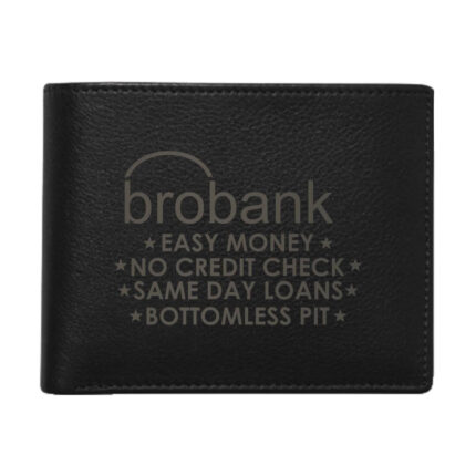 Bro Bank Men's Leather Wallet for Brother