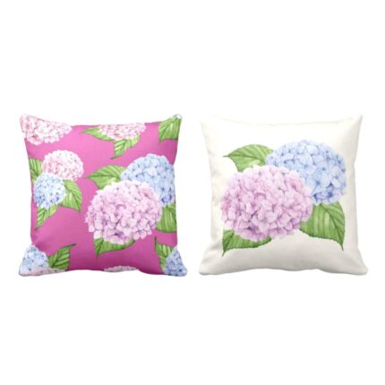 Camellias Exquisite Floral Flowers Printed Cushion Covers Set of 2