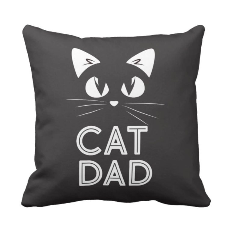Cat Dad Cushion Cover
