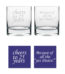 Cheers 25th Anniversary Whiskey Glasses