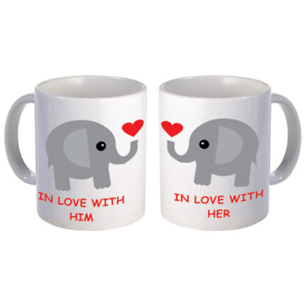 Cute In Love With you Couple Mugs