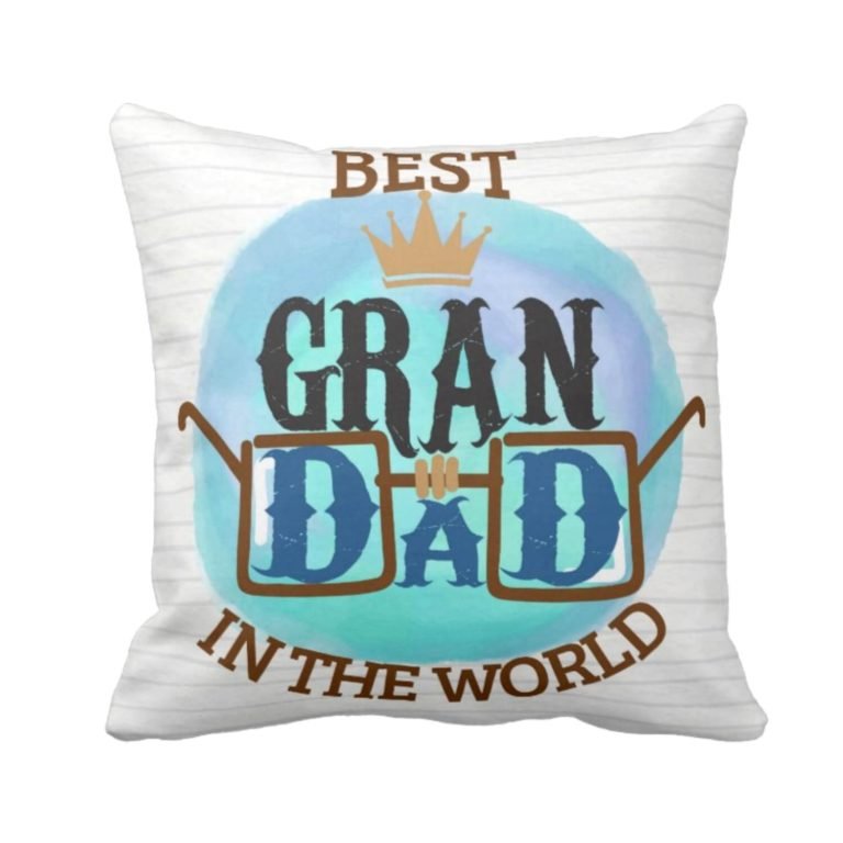Cute Best Grandad in the World Cushion Cover