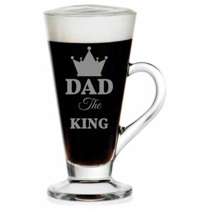 Dad The King Engraved Tea Mug