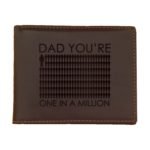 Dad You Are One In A Million Men's Leather Wallet
