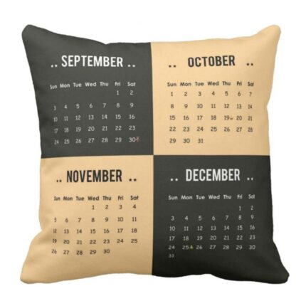 Decorative New Year 2018 Cushions Cover Set of 3 - Image 4