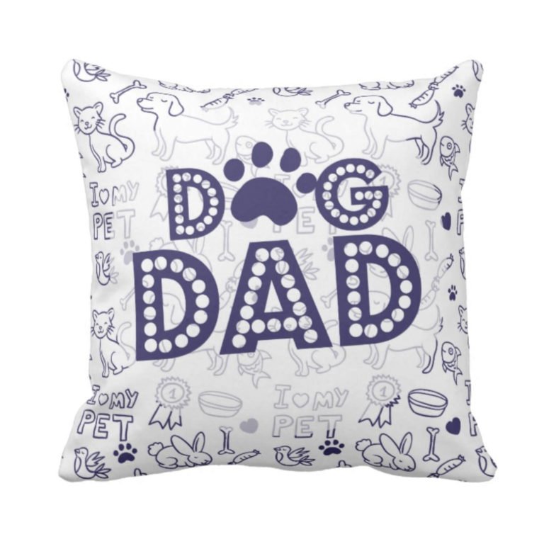 Dog Dad Cushion Cover