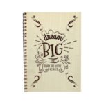 Engraved Dream Big Motivational Diary