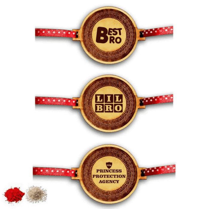 Engraved Best Little Brother Rakhi
