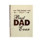 Engraved Best Dad Ever Diary