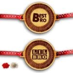 Engraved Best Lil Bro Rakhi