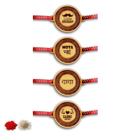 Engraved Dada Gabru Brother Rakhi