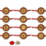 Engraved World Awesome Best Gabru Brothers Rakhi