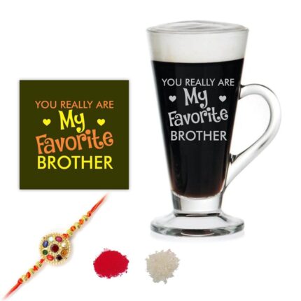 Favorite Brother Engraved Tea Mug